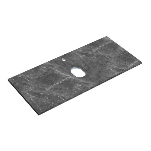 Столешница Sancos TT100A1X 100х46 накладная цвет черный